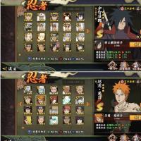 火影忍者iosq，v15准40s，54阿，25个198点卷a，战力1800万，超影服务200天